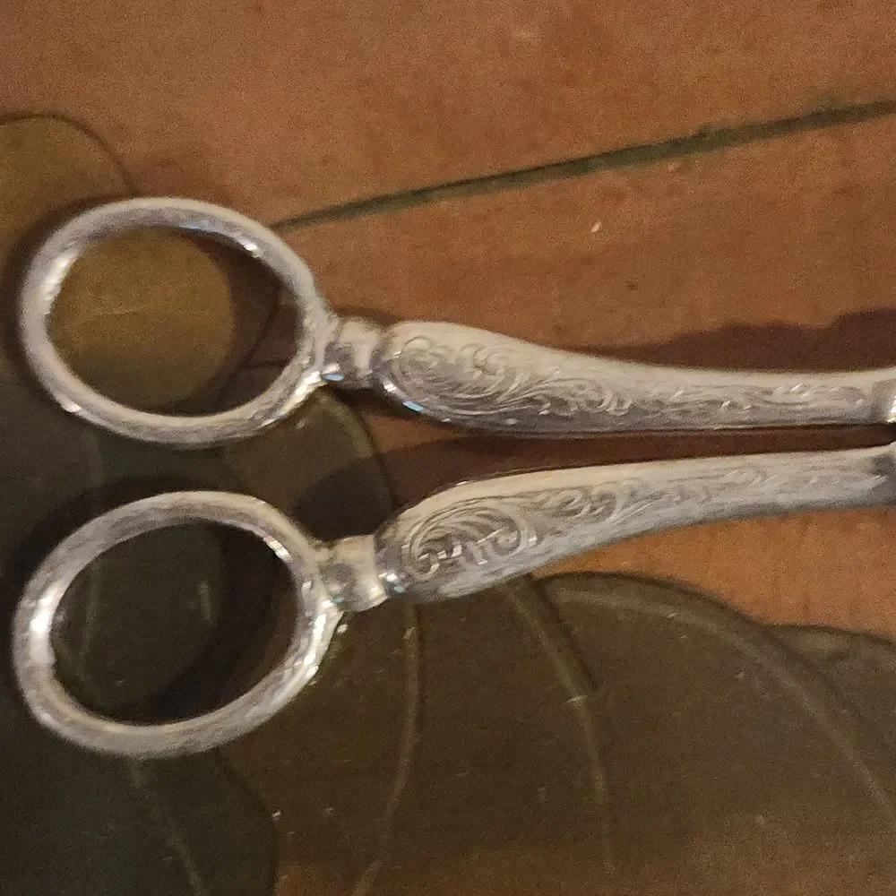 Vintage Italy Silverplated Salad Tongs